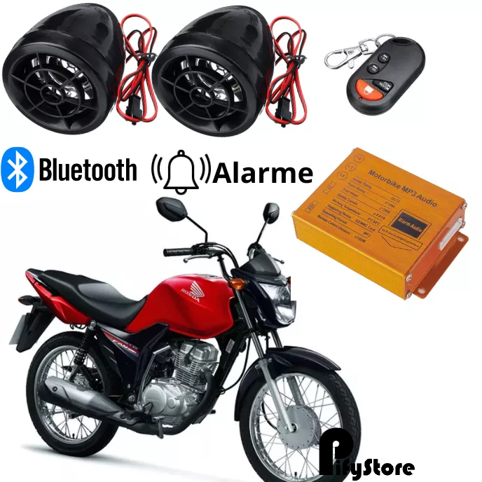 Alto-Falante Para Moto Liberte a Potência do Som na sua Motocicleta ...