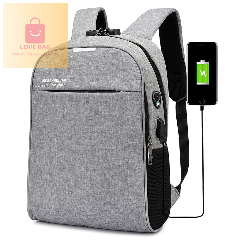 Mochila Masculina Executiva Com Entrada P2 e USB Para Carregar