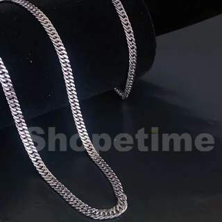Cordão E Pulseira fino 4mm Superfície de moagem aco inox 316L