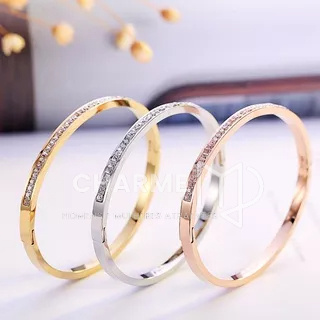 nova pulseira de aço inoxidável de zircônia quadrada estreita mais vendida não desbota a pulseira de joias femininas