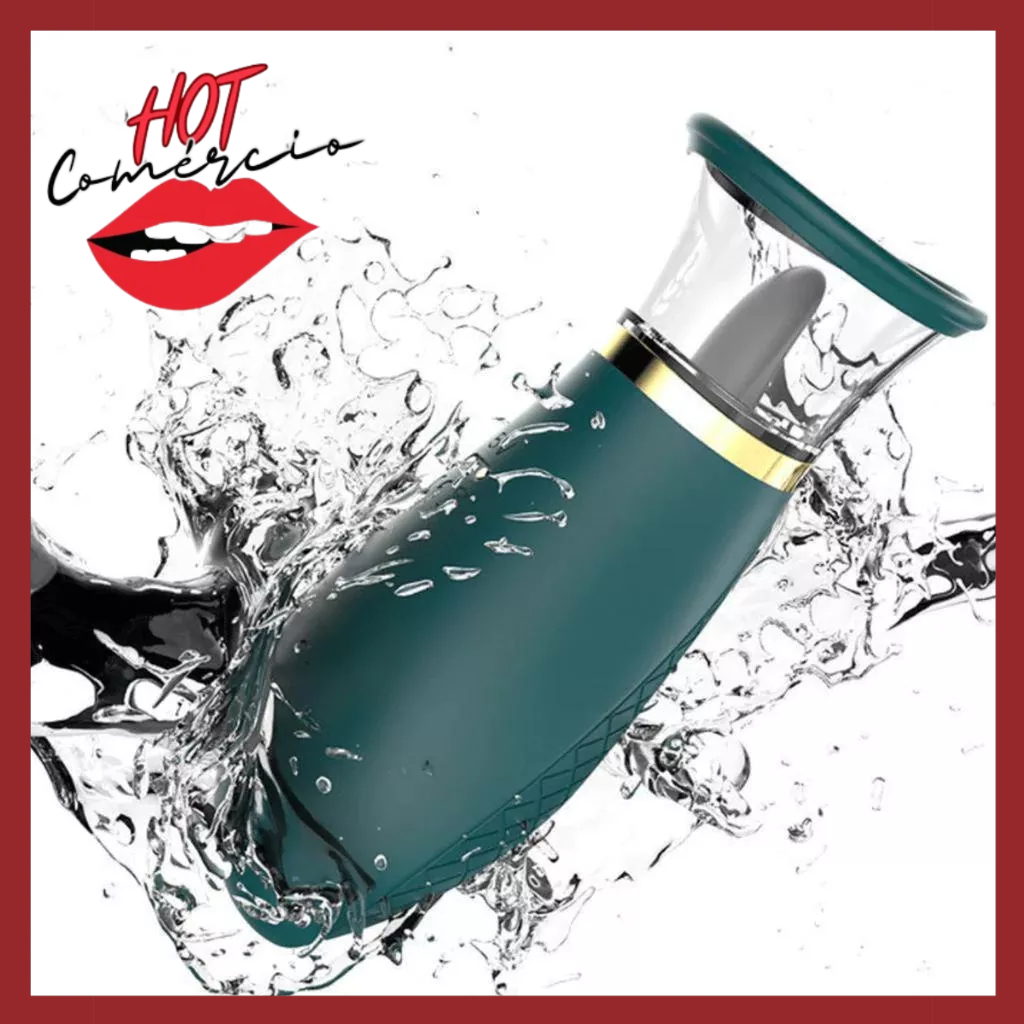 Estimulador de Clitoris Vibrador Feminino Lingua Vai E Vem Clitoris Sugador Chupa Simula Oral Sex Shop