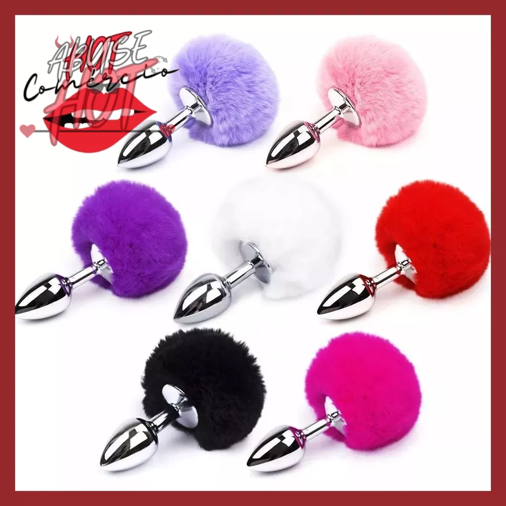 Plug Anal De Metal Rabo De Coelho Pelucia Anus Fantasia Fetiche Sex Pompom  Shop Sexy | Shopee Brasil