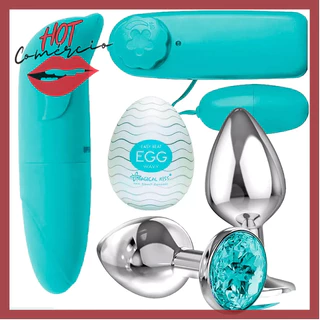 Plug Anal + Vibrador Bullet + Vibrador Feminino Ponto G +Egg Masturbador Masculino Sex Shop Sex Shop