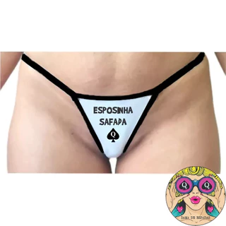 Calcinha fetiche Erótica Hotwife. Swing, Cuckold, etc. ESTAMPAS DIVERSAS