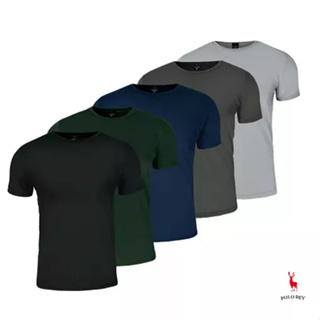 Kit 5 Camisetas masculinas Básicas Dry Fit Sport Algodão Blusa Camisa Masculina Lisa 30.1 Cores Sortidas Academia Treino Sortida Promoção Temos Kit 10 8 7 6 5 4 3 2