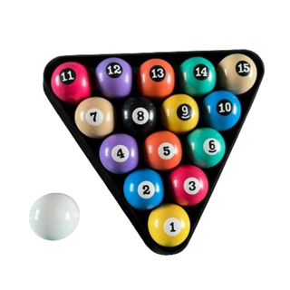 Jogo de Bola Buffalo numerada faixada (com 16 bolas) - 50mm Branca 54mm