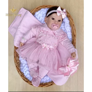Saída de maternidade rosa / Saída de hospital
