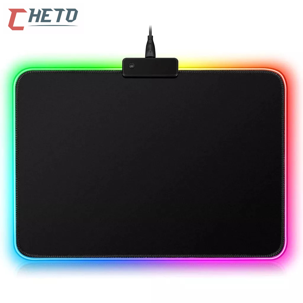 Mouse Pad Gamer Speed Extra 25x30 Borda Led Rgb 7 Cores Shopee Brasil