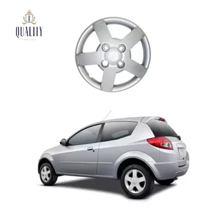 Calota JG FORD KA 2008/2012 Aro 13 - Prata 4pç