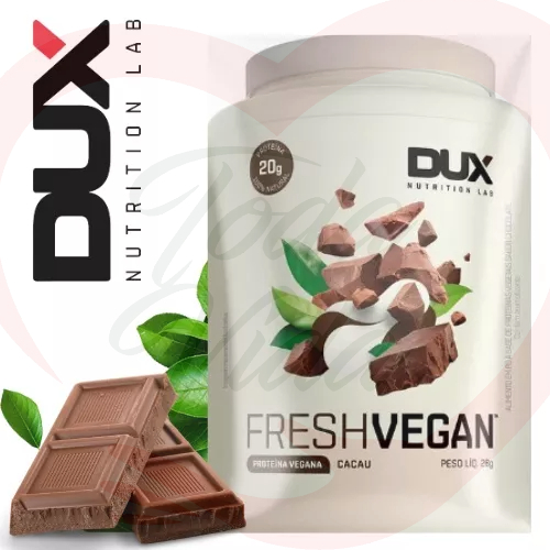 FreshVegan Proteina Vegana Cacau Sache 26g – Dux Nutrition