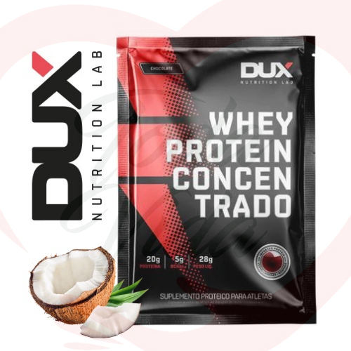 Dux Sache Coco – Whey Protein Dux Sache – Todos Sabores (Valor Unitario)