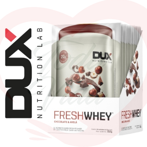 Dux Nutrition Fresh Whey Protein Sache Caixa 10 unidades
