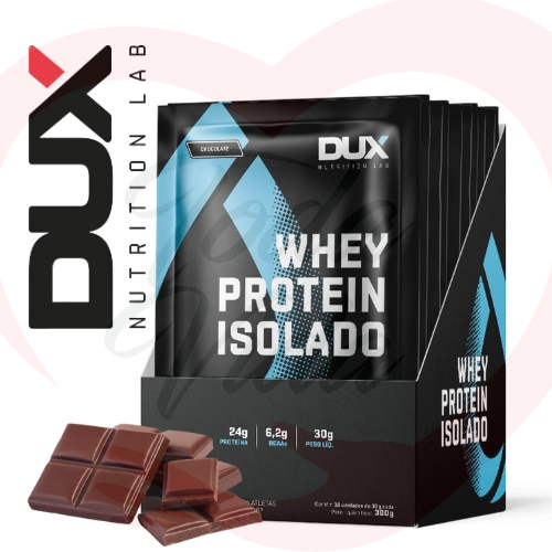 Protein Isolado Caixa 10 Und – Saches Unitarios – Dux Whey – Envio Imediato