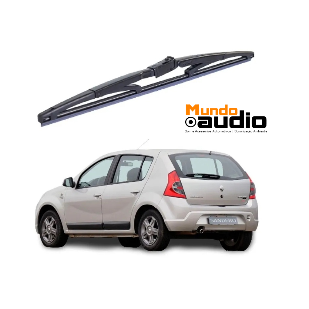 Palheta Parabrisa Traseiro Renault Sandero 2008 2009 2010 2011 2012 ...