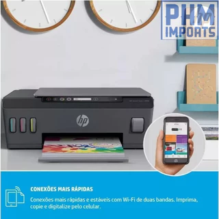 Impressora Multifuncional Tanque de Tinta Conectada HP Smart Tank 517