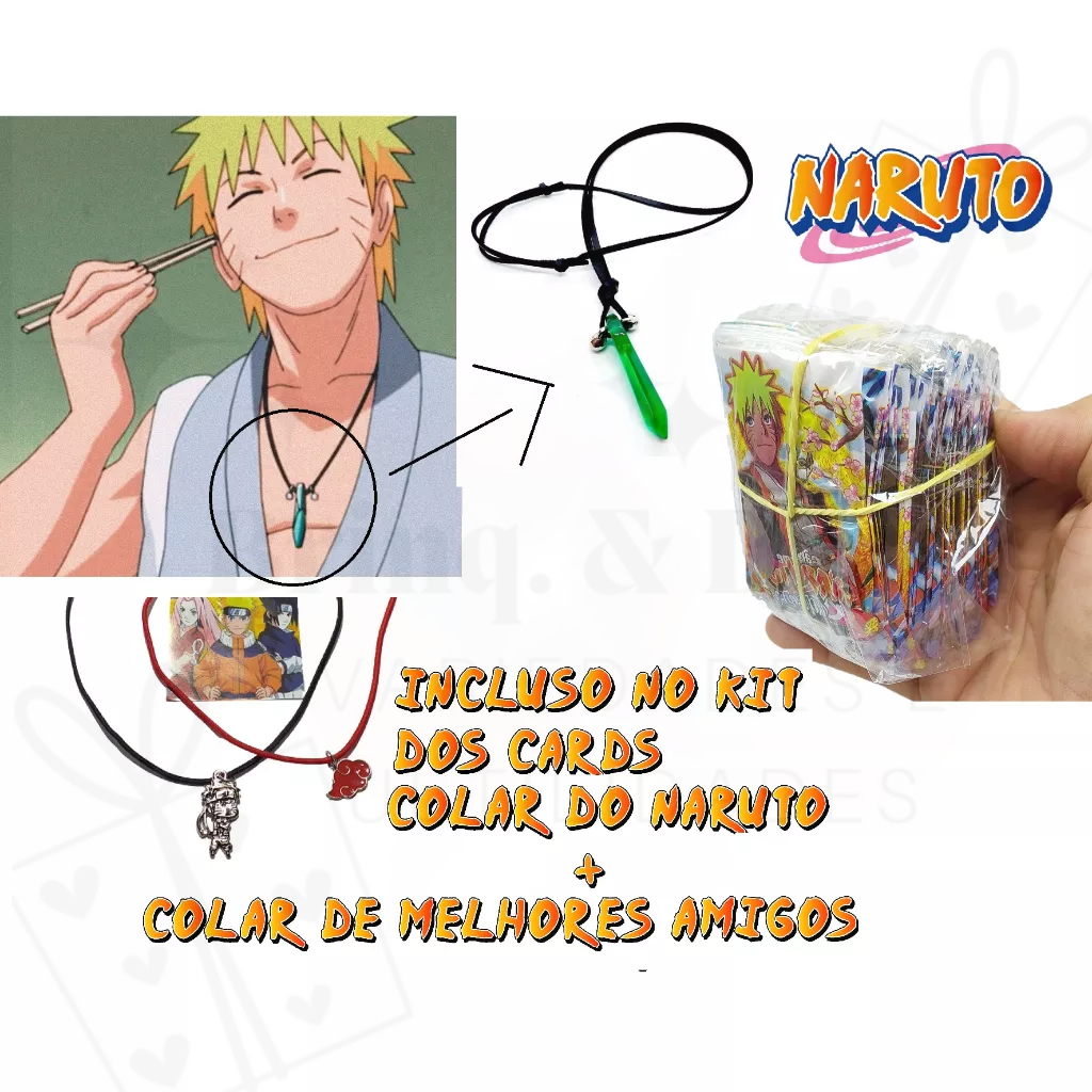 Kit 1000 Cartinhas Boruto = 250 Pacotinhos Cards Pequenos