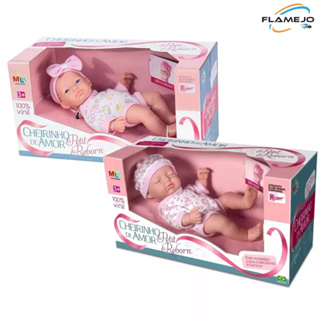 Boneca Bebê Premium Reborn By Milk Menina Milk Brinquedos em Promoção na  Americanas