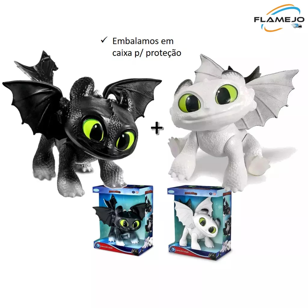 Brinquedo Infantil Como Treinar Seu Dragão Baby Dragões Dawn Dream Works  Pupee - Baby&Kids