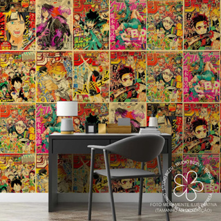 Dragão bola z papel de parede dos desenhos animados cartaz pintura adesivos  japonês para adolescentes e adultos para sala de estar crianças decoração  cartaz - AliExpress