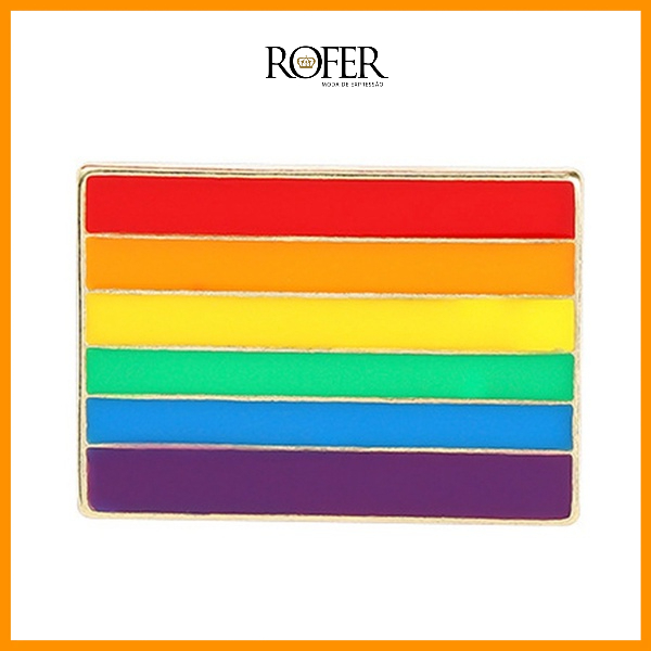 Broche arco-íris Grande acessórios lgbt broche lgbt pin lgbt bandeira lgbt