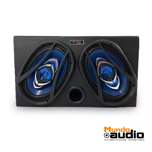 Caixa Falante 6x9 Hurricane Montada 180w Rms Pronta Só instalar 6X9 EM PÉ