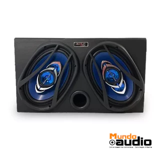 Caixa Falante 6x9 Hurricane Montada 180w Rms Pronta Só instalar 6X9 EM PÉ