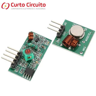 Módulo Rf 433mhz Transmissor E Receptor
