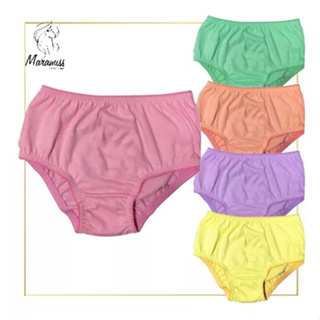 Kit 10 Calcinhas Infantil Menina Juvenil 12 - 14 a 16 anos Algodão Super Confortavel Cores Sortidas Maramiss Store