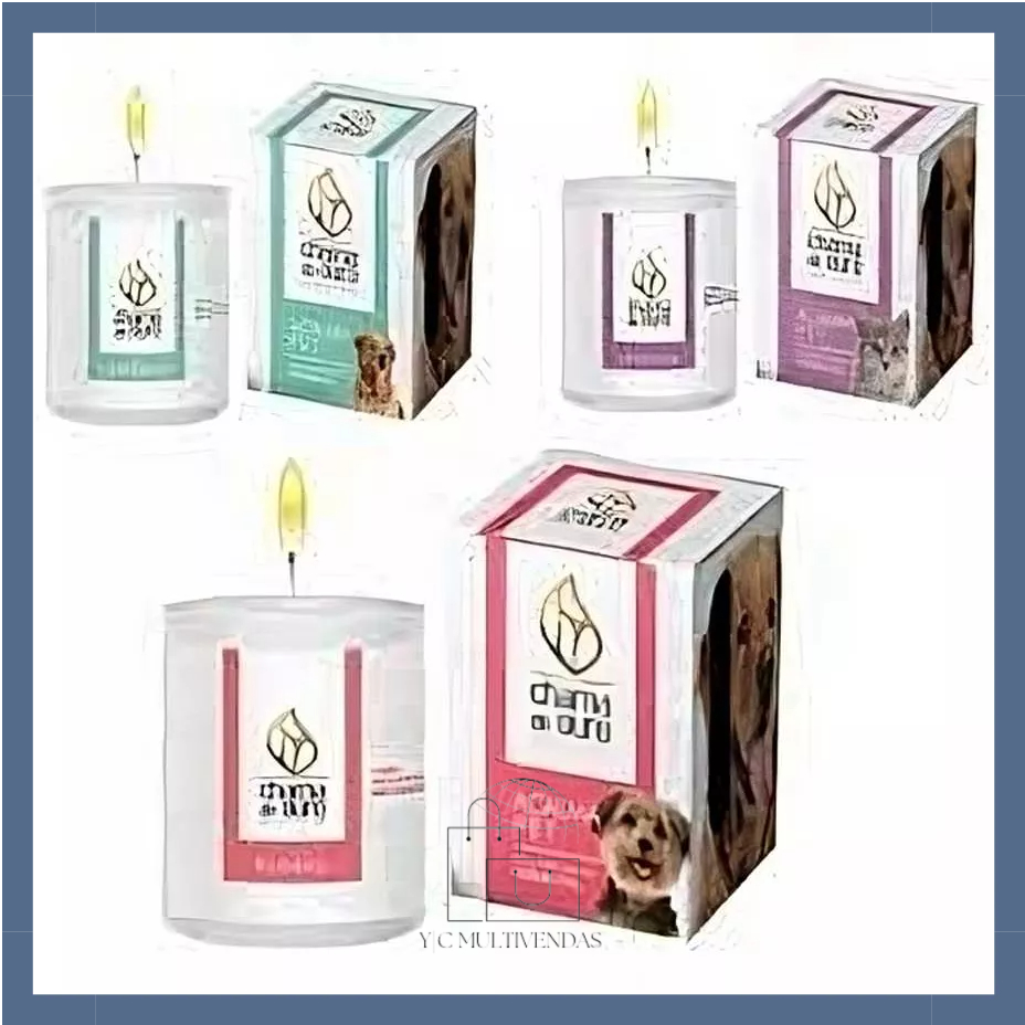 Vela Aromatizante Acalma Pet Chama de Ouro - Cães e Gatos