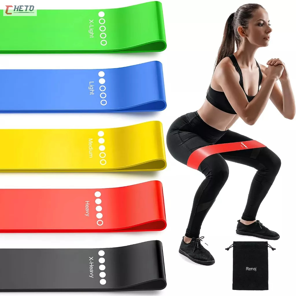 Faixas De Resistência Tifereth - Kit 4 Níveis - 6,8 A 56kg - Para Treino Em Casa E Academia