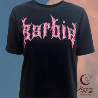 Blusa Camiseta Feminina Algodão Barbie Gótica - Preta