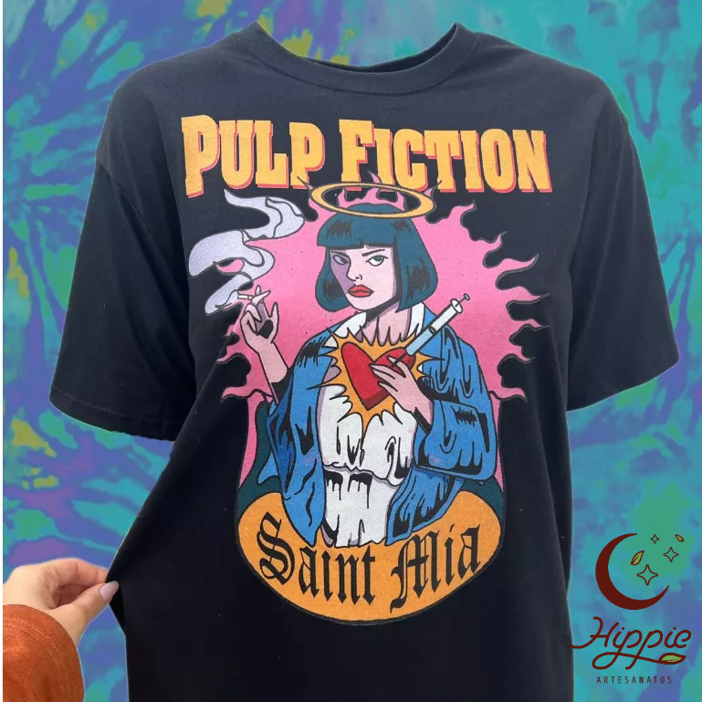 Camiseta Mia Pulp Fiction - Escolha a Cor