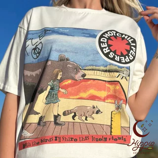 Camiseta Red Hot Chili Peppers - Off-White