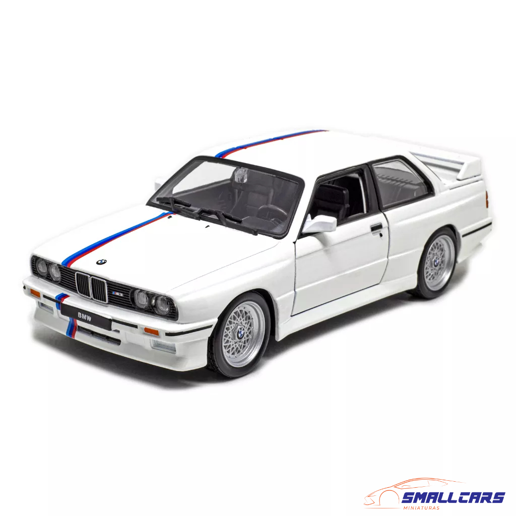 Miniatura de Carro BMW 3 Series M3 E30 1988 1/24 Bburago