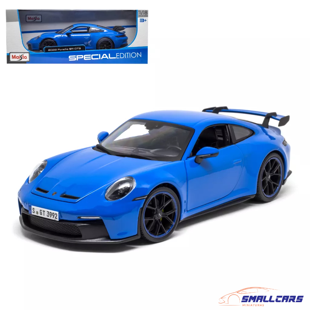 Miniatura de Carro Porsche 911 GT3 2022 1 18 Maisto Shopee Brasil