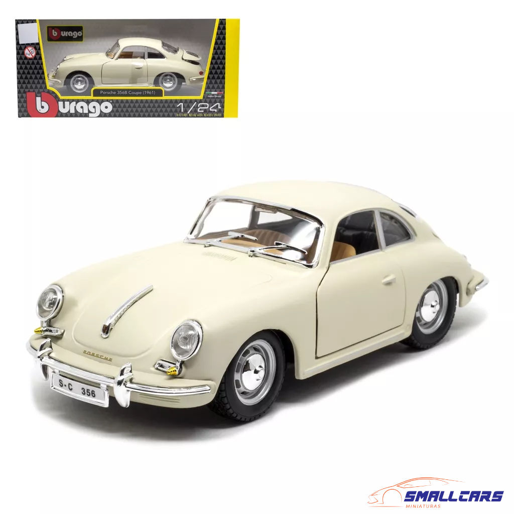 Miniatura de Carro Porsche 356B Coupe 1961 1/24 Bburago | Shopee