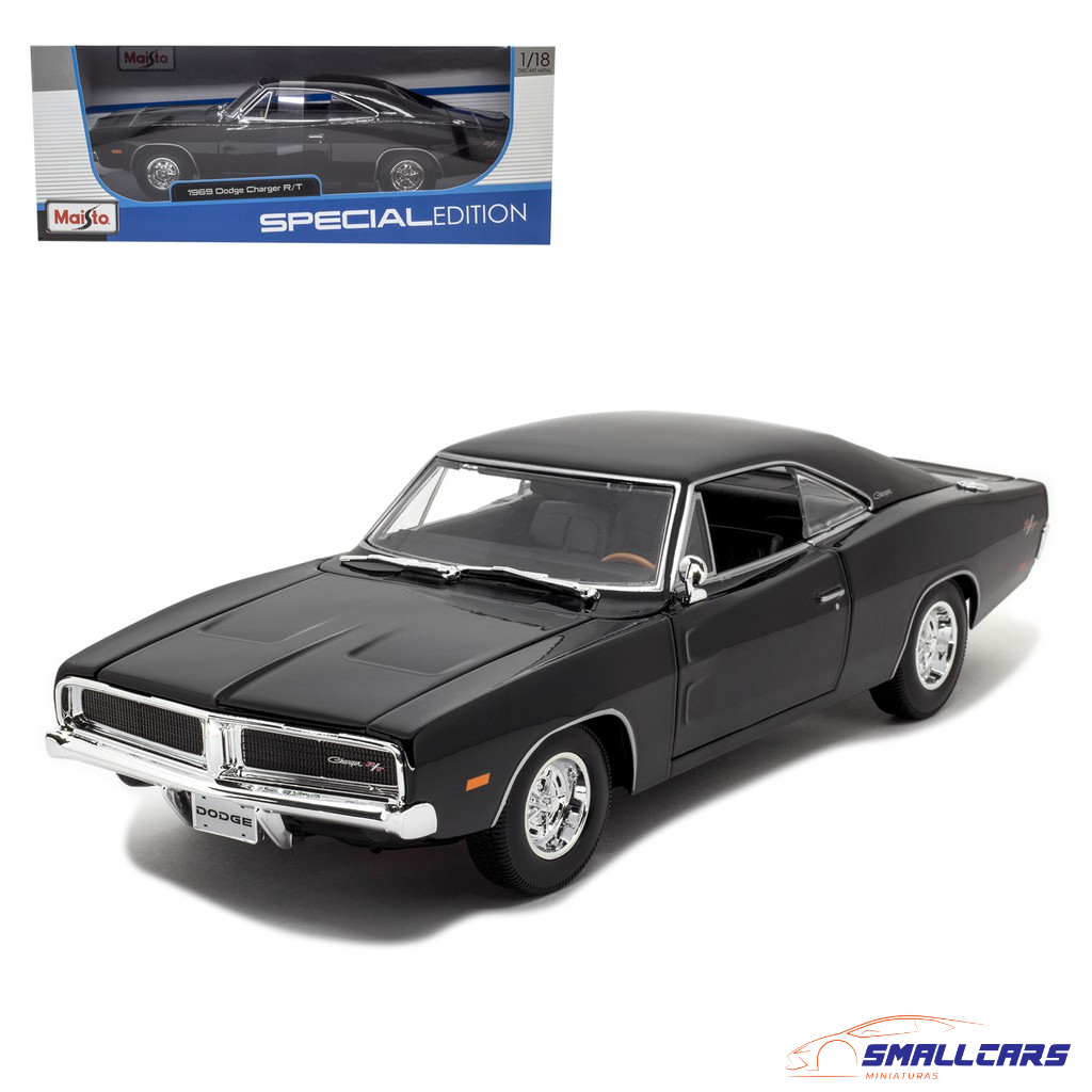 Miniatura em Metal Dodge Charger R/T 1969 1/18 Maisto | Shopee Brasil