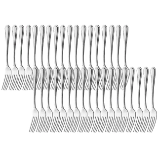 Jogo Aco Inox 48 Garfo Mesa Churrasco Premium Continental
