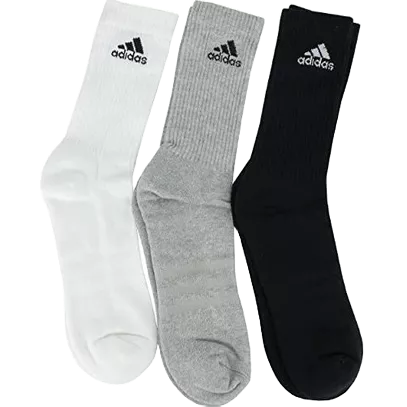 Meias Cano Alto Kit Com 3 Pares marcas variadas Canelada 100% Algodão Multimarcas