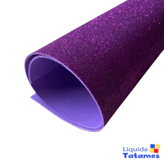 Eva com Glitter 40x48 - 10 Folhas Violeta em Oferta na Shopee