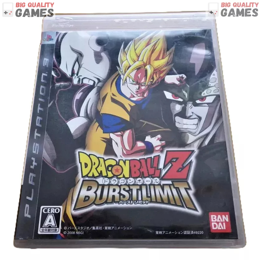 Dragon Ball Z Burst Limit (PS3, 2008) PlayStation 3 Video Game Disc & Case
