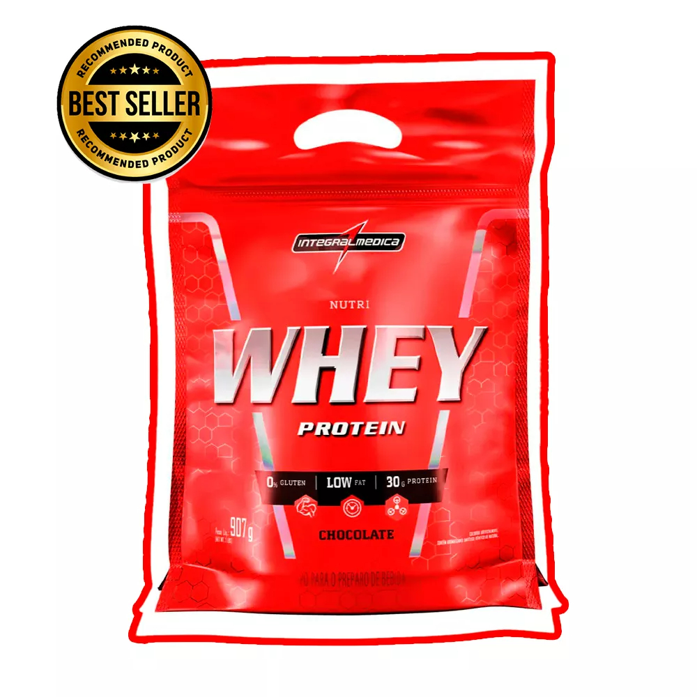 Nutri Whey Protein Refil 900g Todos Os Sabores Integralmedica