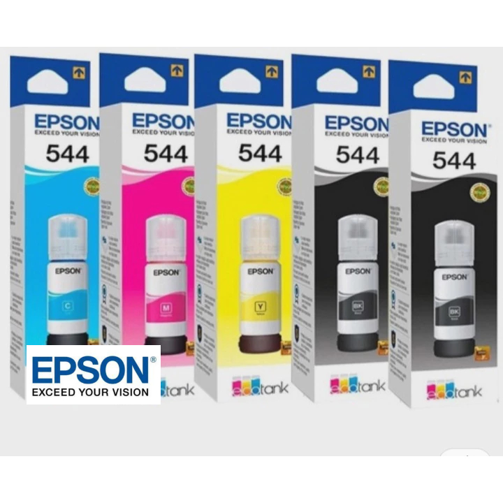 Tinta Epson 544 Original Kit 5 Tintas Epson L3250 L3210 L3150 L3110 L5290 L1250 Shopee Brasil 6371