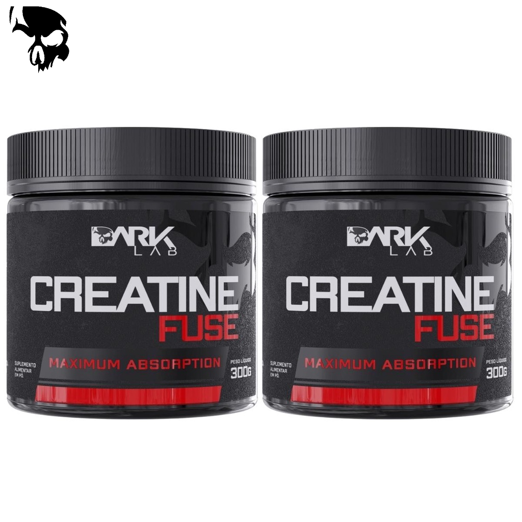 Kit 2x Creatina Monohidratada Fuse 300g Dark Lab Shopee Brasil