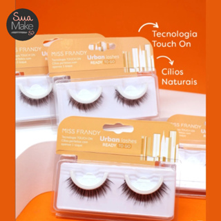 Cílios Postiços Urban Lashes autocolante sem necessidade de cola Miss Frandy.