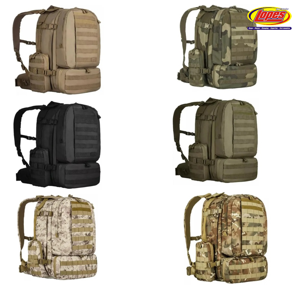 Mochila Tática Militar Defender 55l - Invictus
