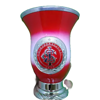 cuia Chimarrão do internacional FC colorado revestida