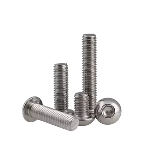 Kit 50 Parafuso Allen M5 X 8 Inox- Cabeça Abaulada
