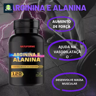 ARGININA E ALANINA 120 COMPRIMIDOS 1000 MG NATUFORME