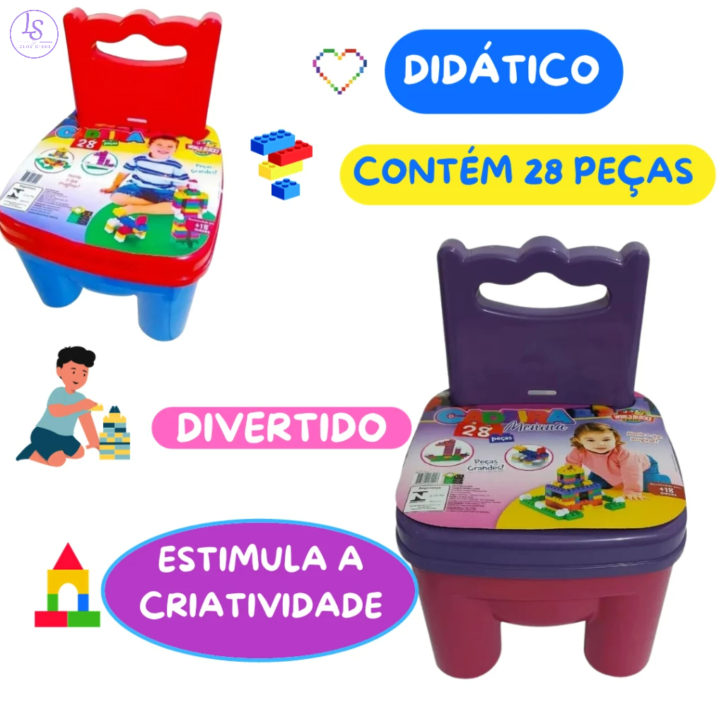 Jogo Plakt Engrenagens Coloridas 84 Peças De Montar Pakitoys - R$ 31,9